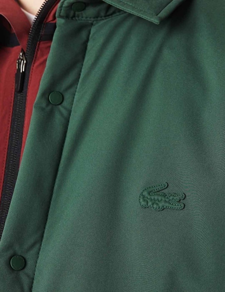 Camisa LACOSTE sobrecamisa resistente à água jardin